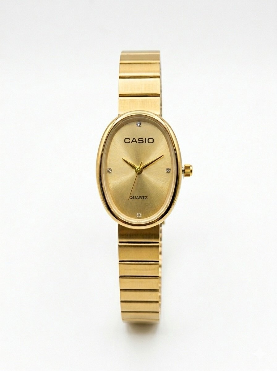 Oval Dial Casio Edition Ladies Watch