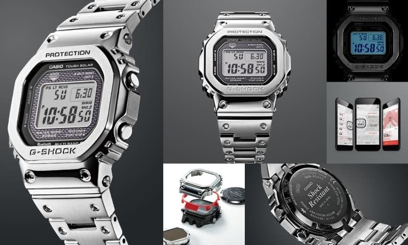 G-Shock Full Metal Silver GS-101004 Digital Watch