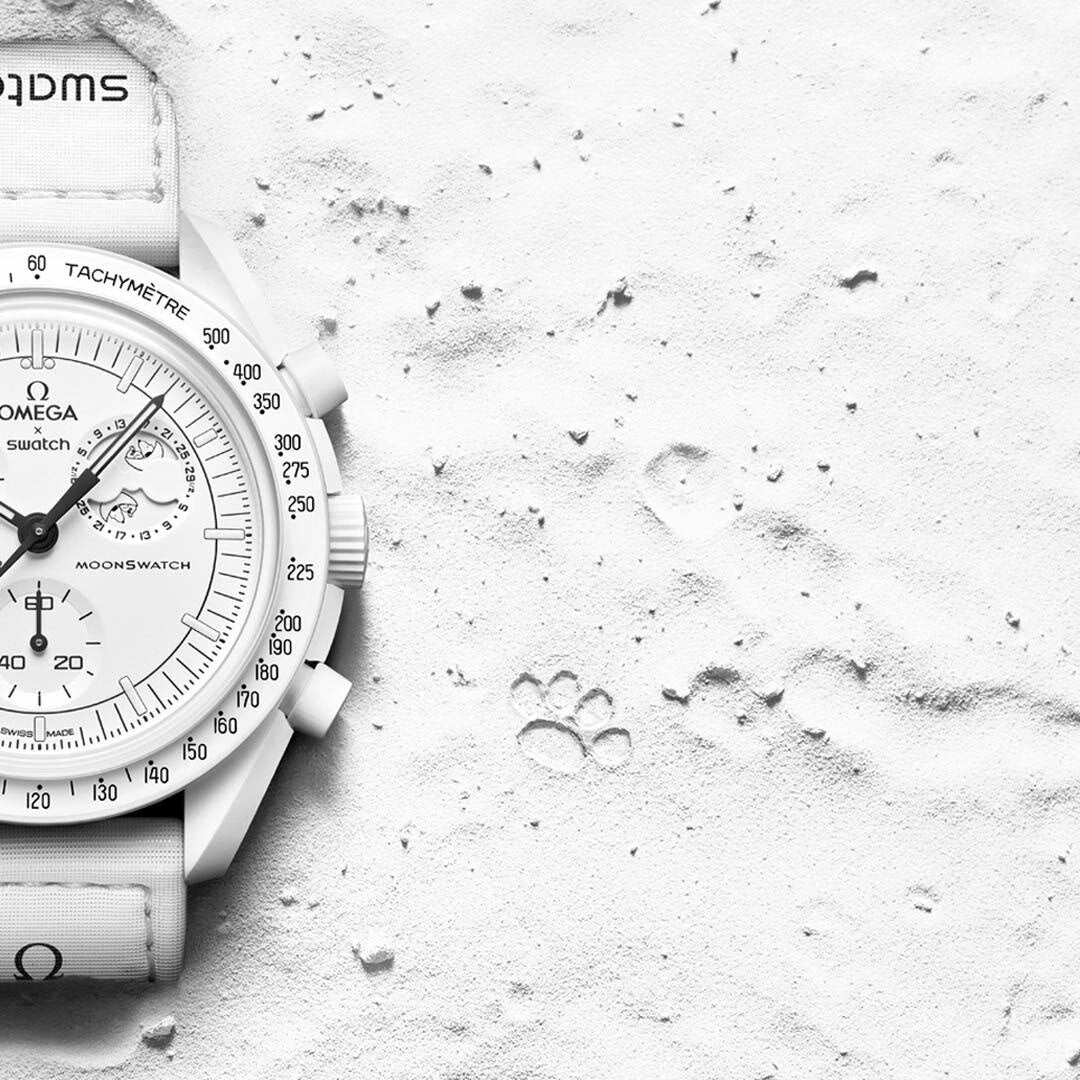 OMEGA X SWATCH MoonSwatch – Mission to the Moonphase (Full White Edition)