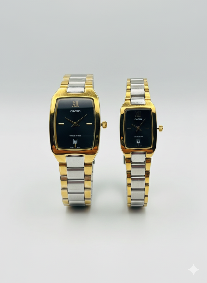Casio Classic Couple Watch – Premium Rectangular Dial