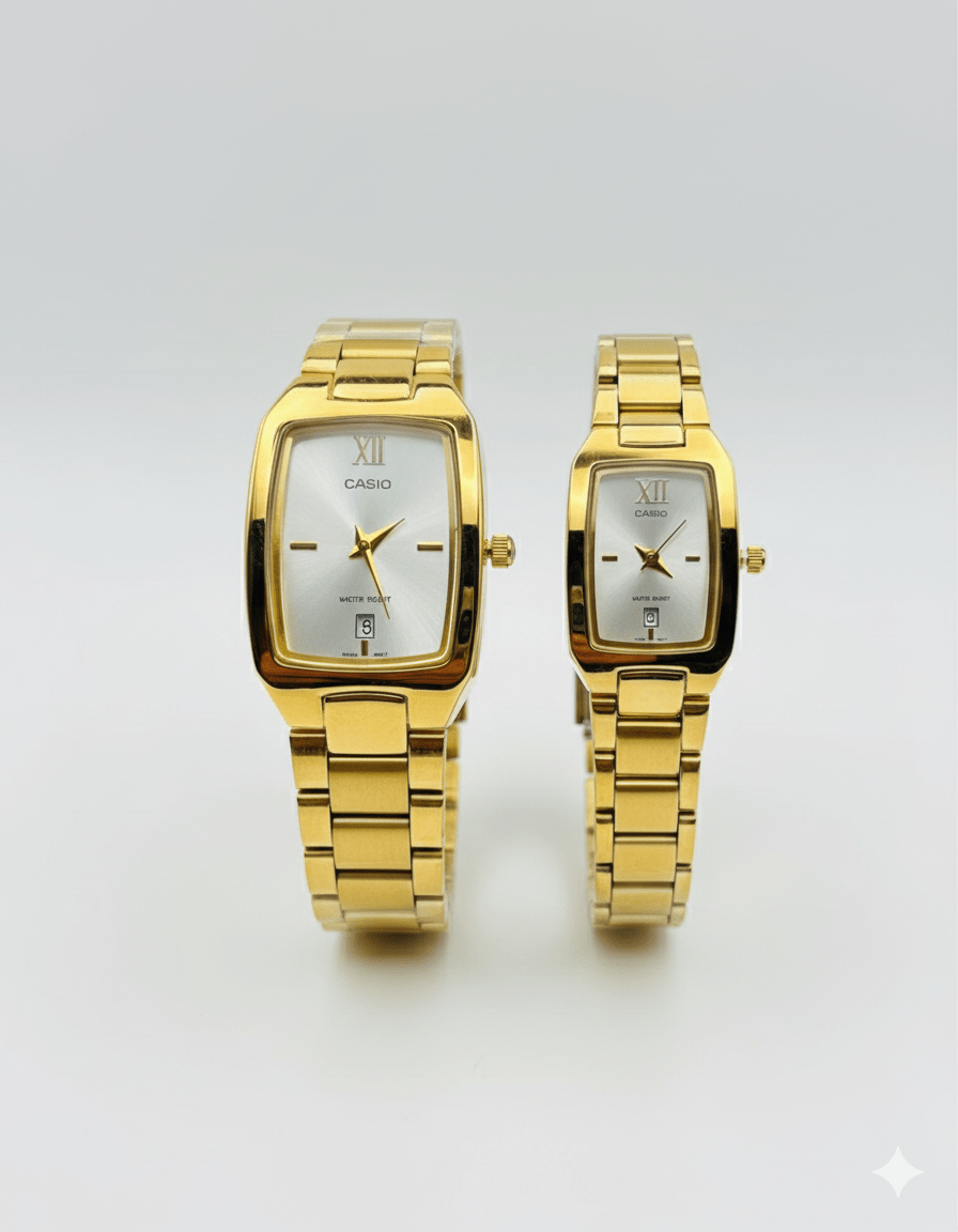 Casio Classic Couple Watch – Premium Rectangular Dial