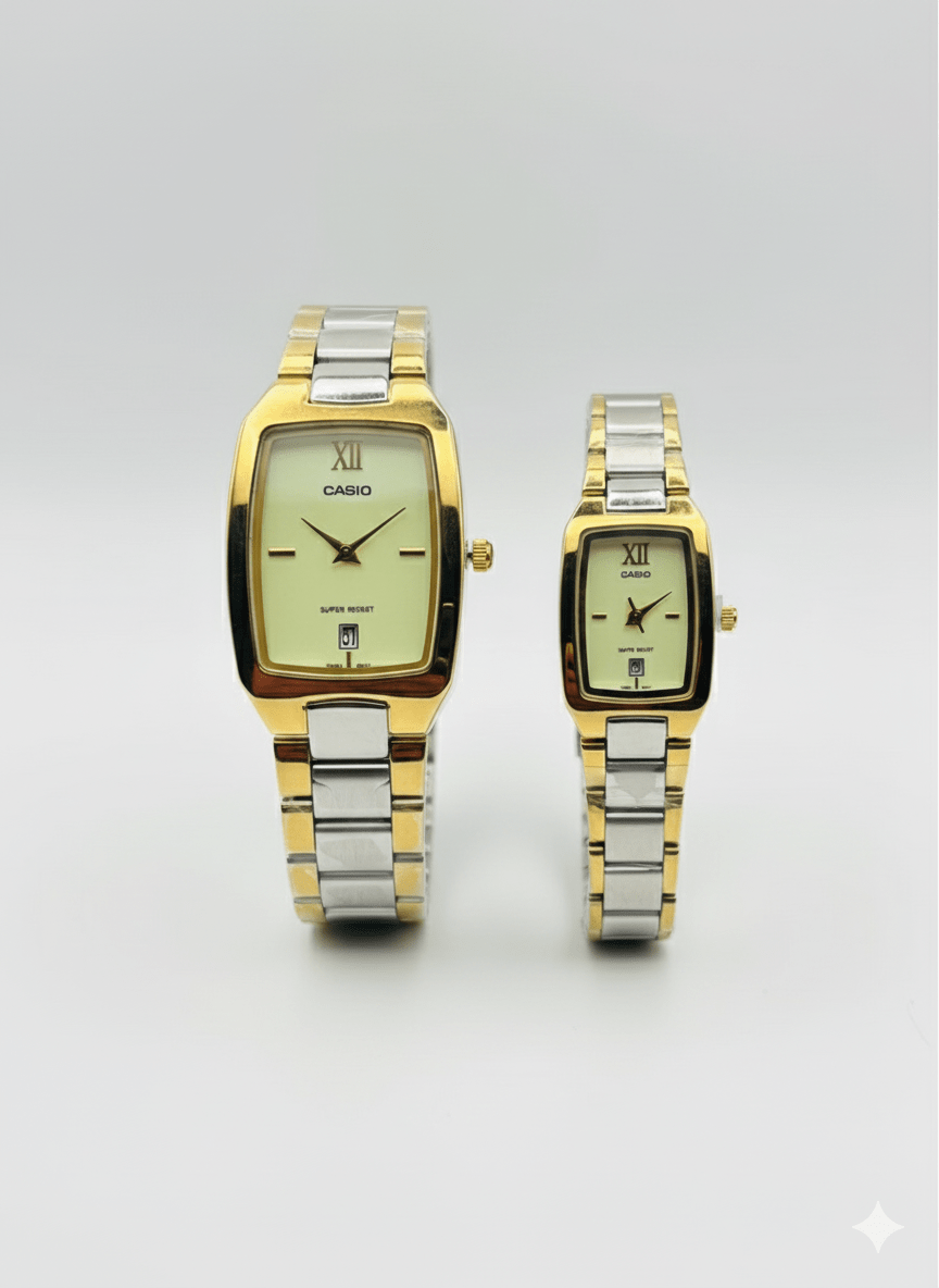 Casio Classic Couple Watch – Premium Rectangular Dial