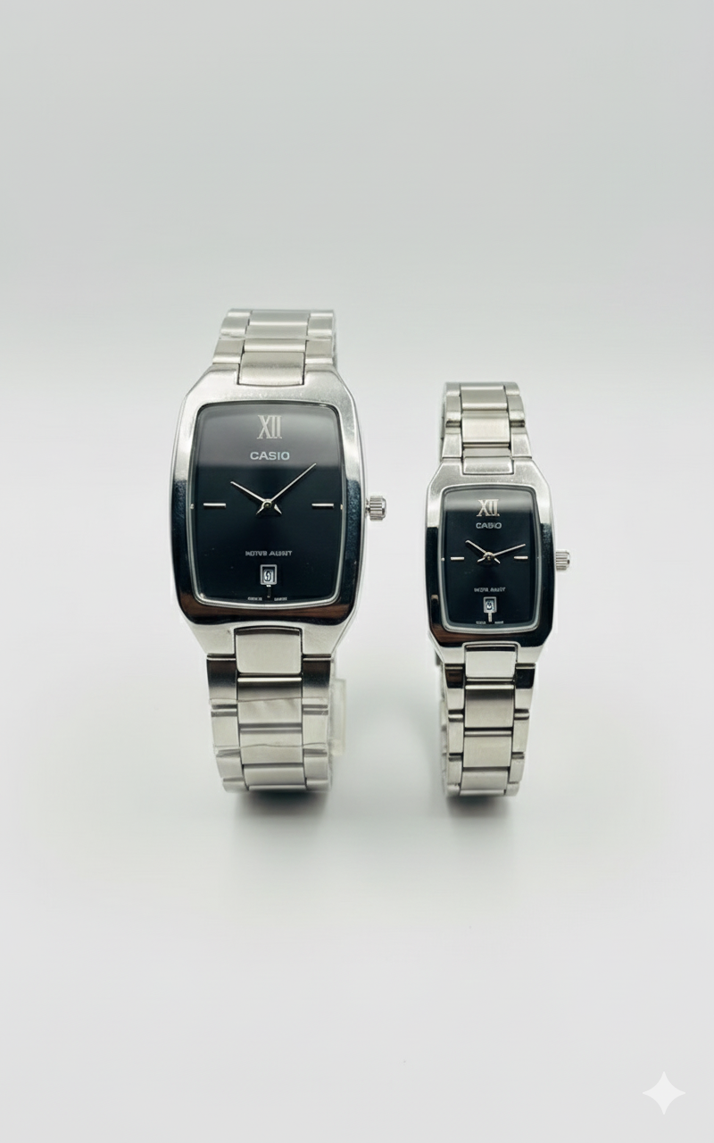 Casio Classic Couple Watch – Premium Rectangular Dial