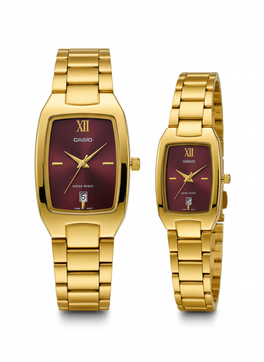 Casio Classic Couple Watch – Premium Rectangular Dial