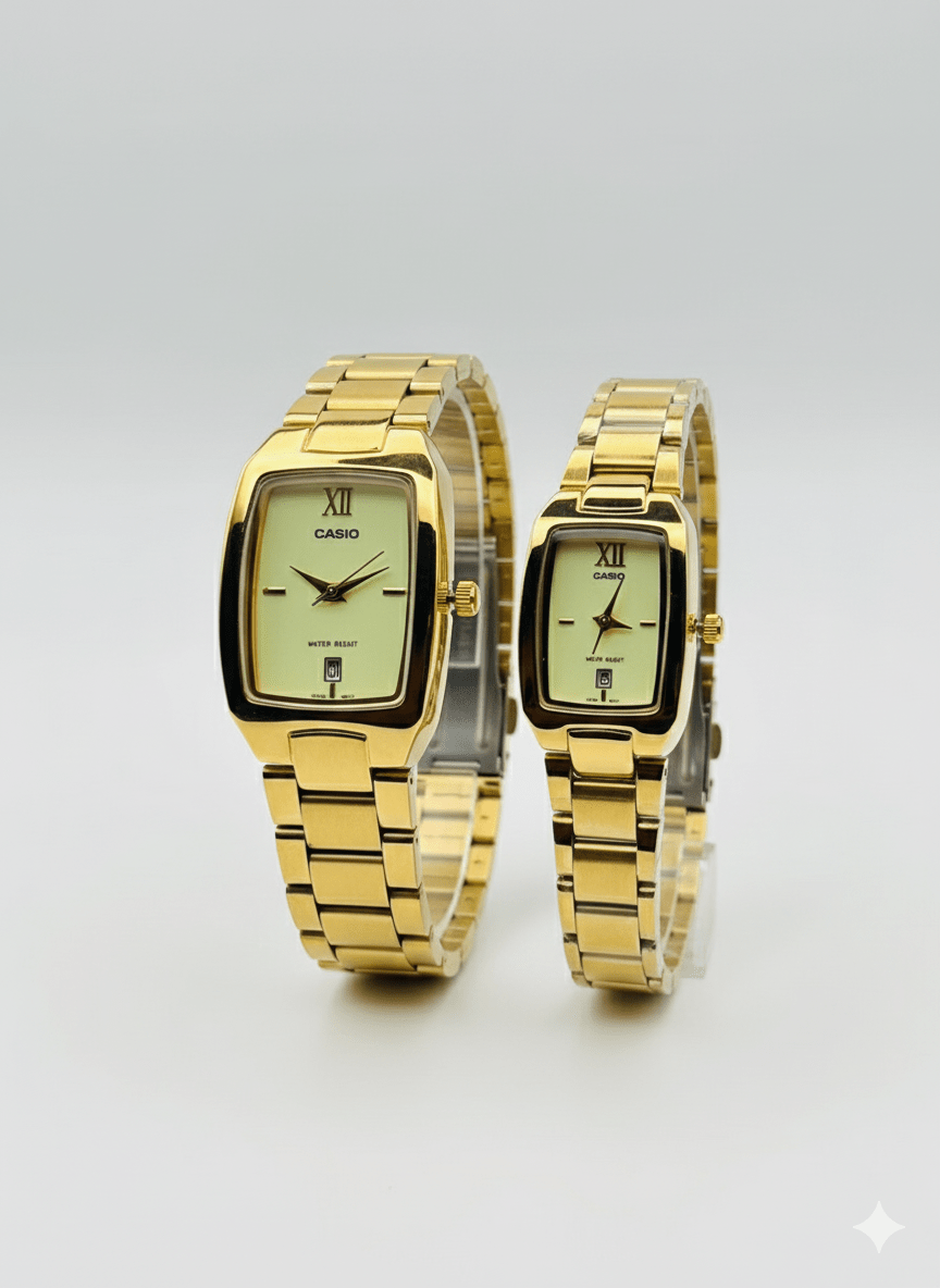 Casio Classic Couple Watch – Premium Rectangular Dial