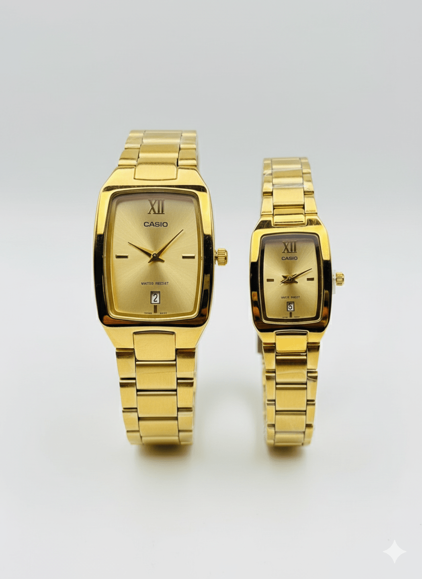 Casio Classic Couple Watch – Premium Rectangular Dial