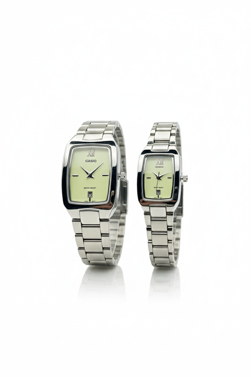 Casio Classic Couple Watch – Premium Rectangular Dial