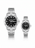 Casio Couple Watch Set – Premium Stainless Steel Design