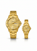 Casio Couple Watch Set – Premium Stainless Steel Design