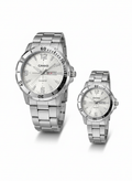 Casio Couple Watch Set – Premium Stainless Steel Design