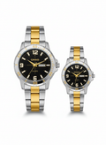 Casio Couple Watch Set – Premium Stainless Steel Design