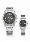 Casio Couple Watch Set – Premium Stainless Steel Design