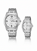 Casio Couple Watch Set – Premium Stainless Steel Design