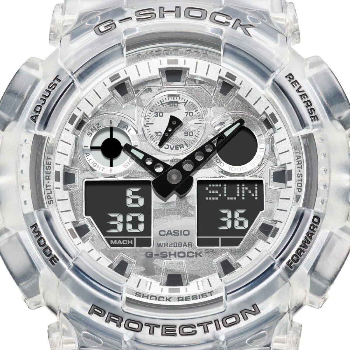 G-Shock Transparent Black GA100SKC-1A GS7191