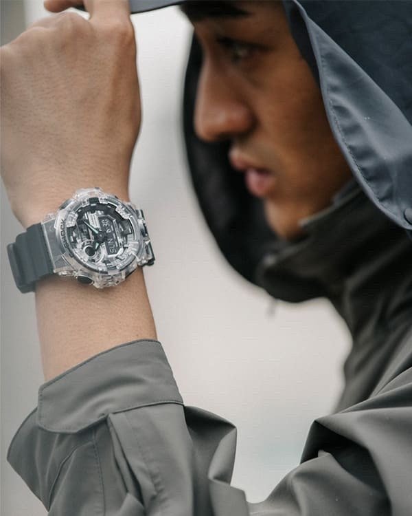 G-Shock Transparent Black GA100SKC-1A GS7191