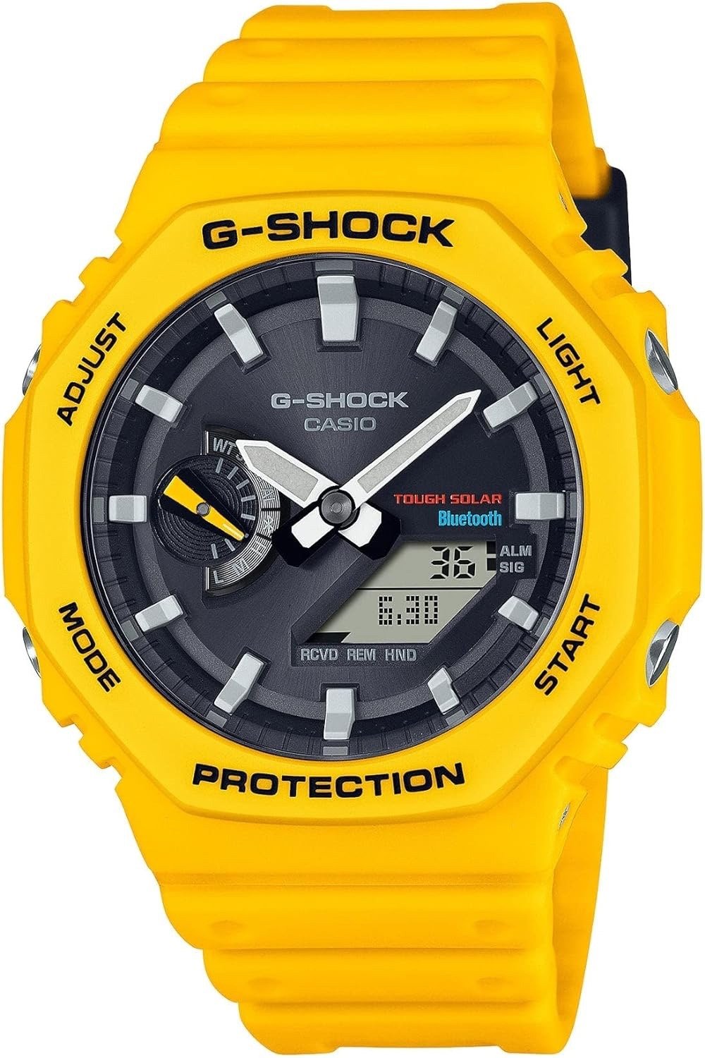 G-shock Yellow Digital Analog GA-B2100C-9ADR