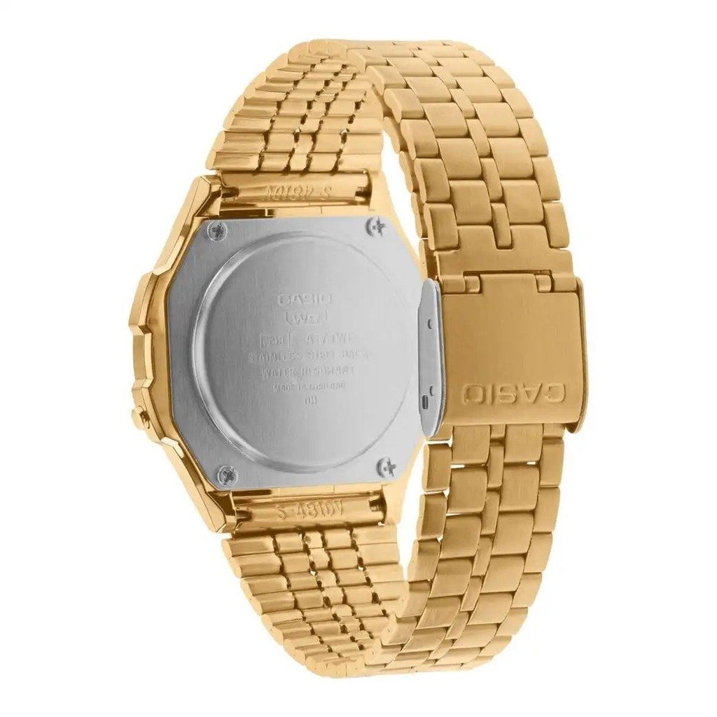 A CASIO VINTAGE UNISEX ROUND BRACELET IN GOLD