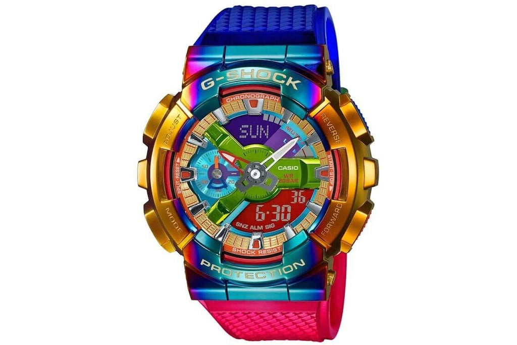 G-Shock ANALOG-DIGITAL with Metal Case GM-110RB-(12)
