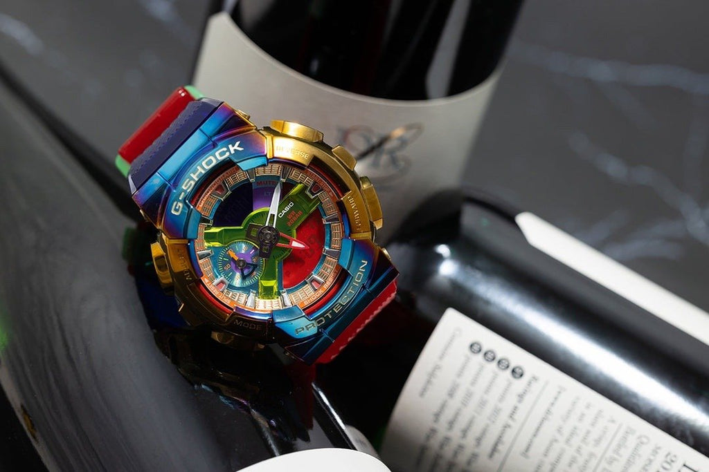 G-Shock ANALOG-DIGITAL with Metal Case GM-110RB-(12)