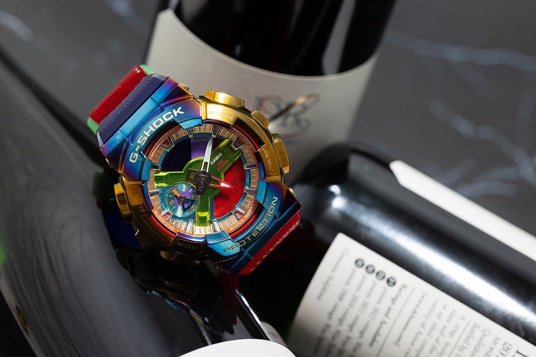 G-Shock ANALOG-DIGITAL with Metal Case GM-110RB-(12)