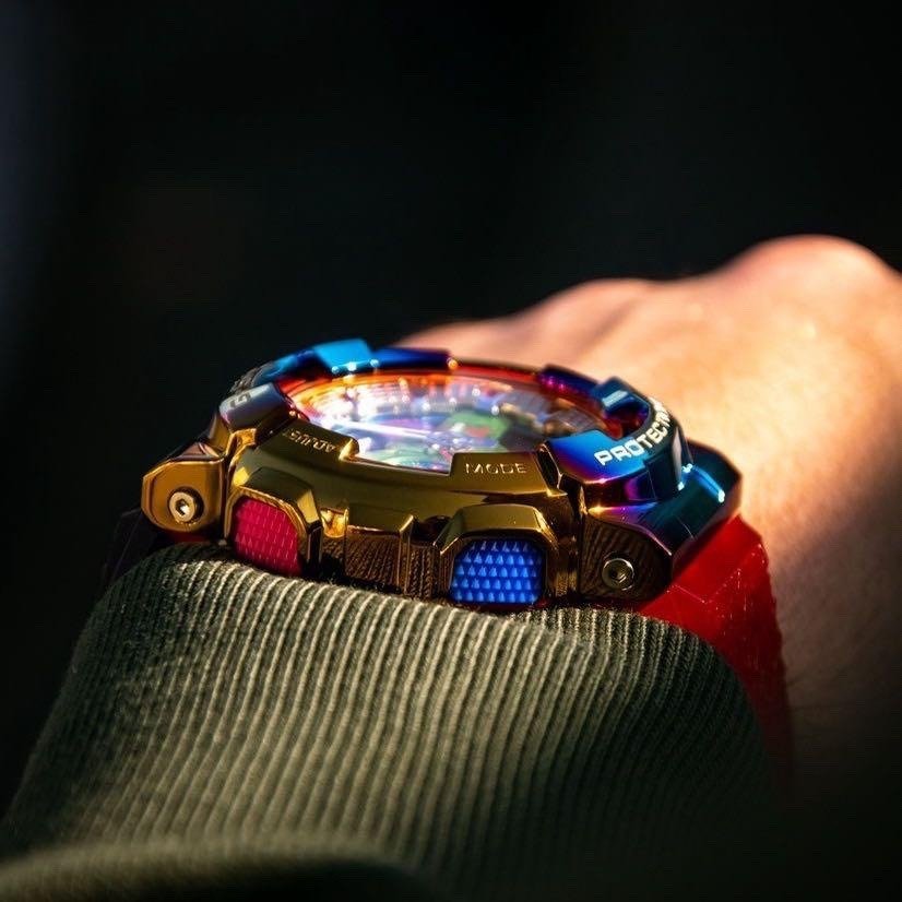 G-Shock ANALOG-DIGITAL with Metal Case GM-110RB-(12)