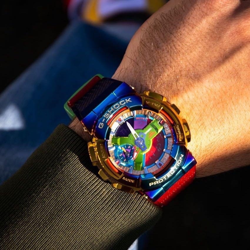 G-Shock ANALOG-DIGITAL with Metal Case GM-110RB-(12)