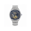 Cartier Skeleton Mechanical Watch with Crystal Bezel Automatic