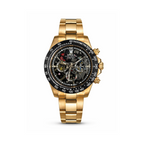 Rolex Gold Skeleton with Carbon Fiber Dial Automatic