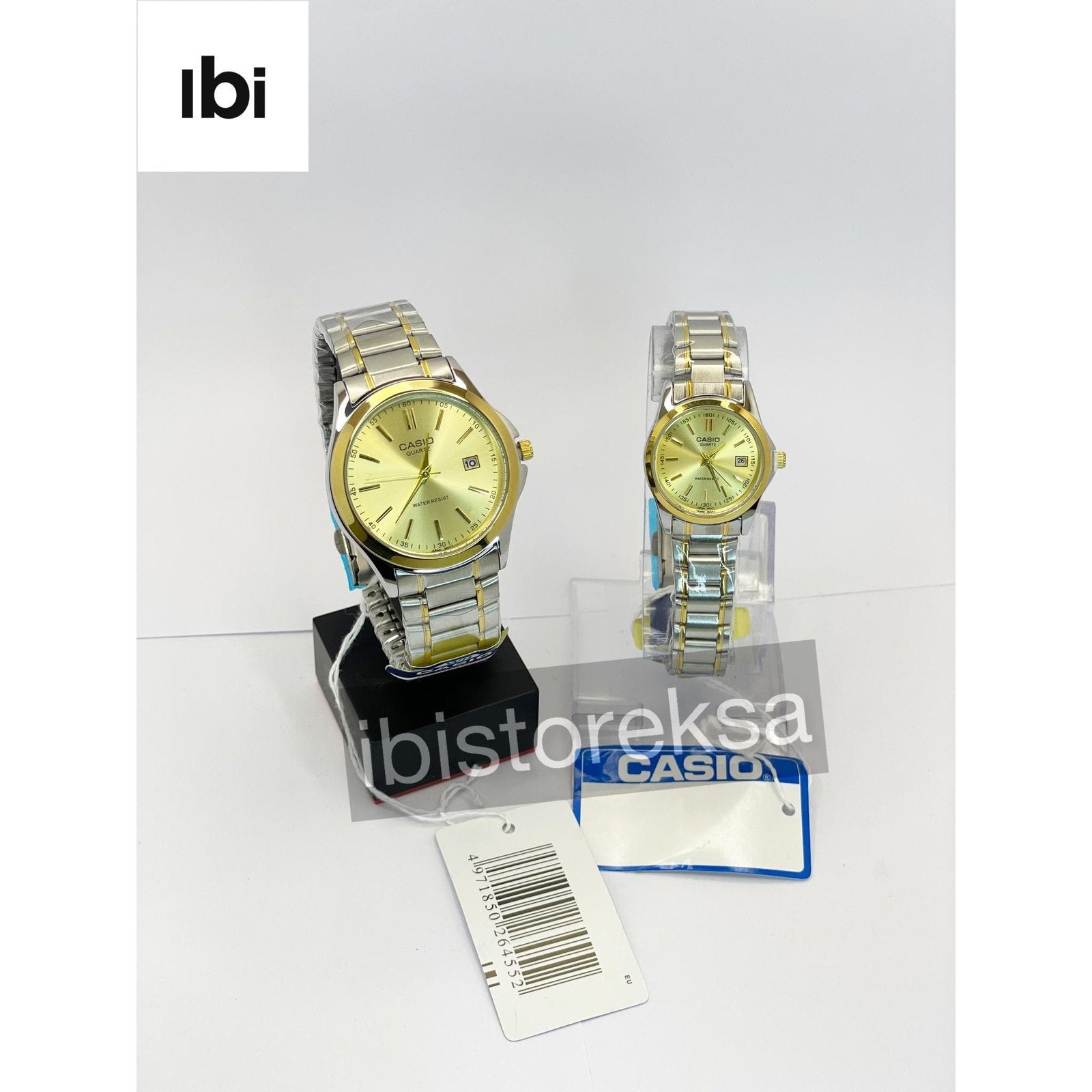 Casio Couple Silver Light Gold