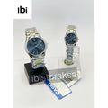 Casio Couple Blue Silver