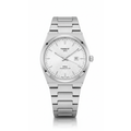 Tissot PRX Silver – Integrated Bracelet Textured White Dial