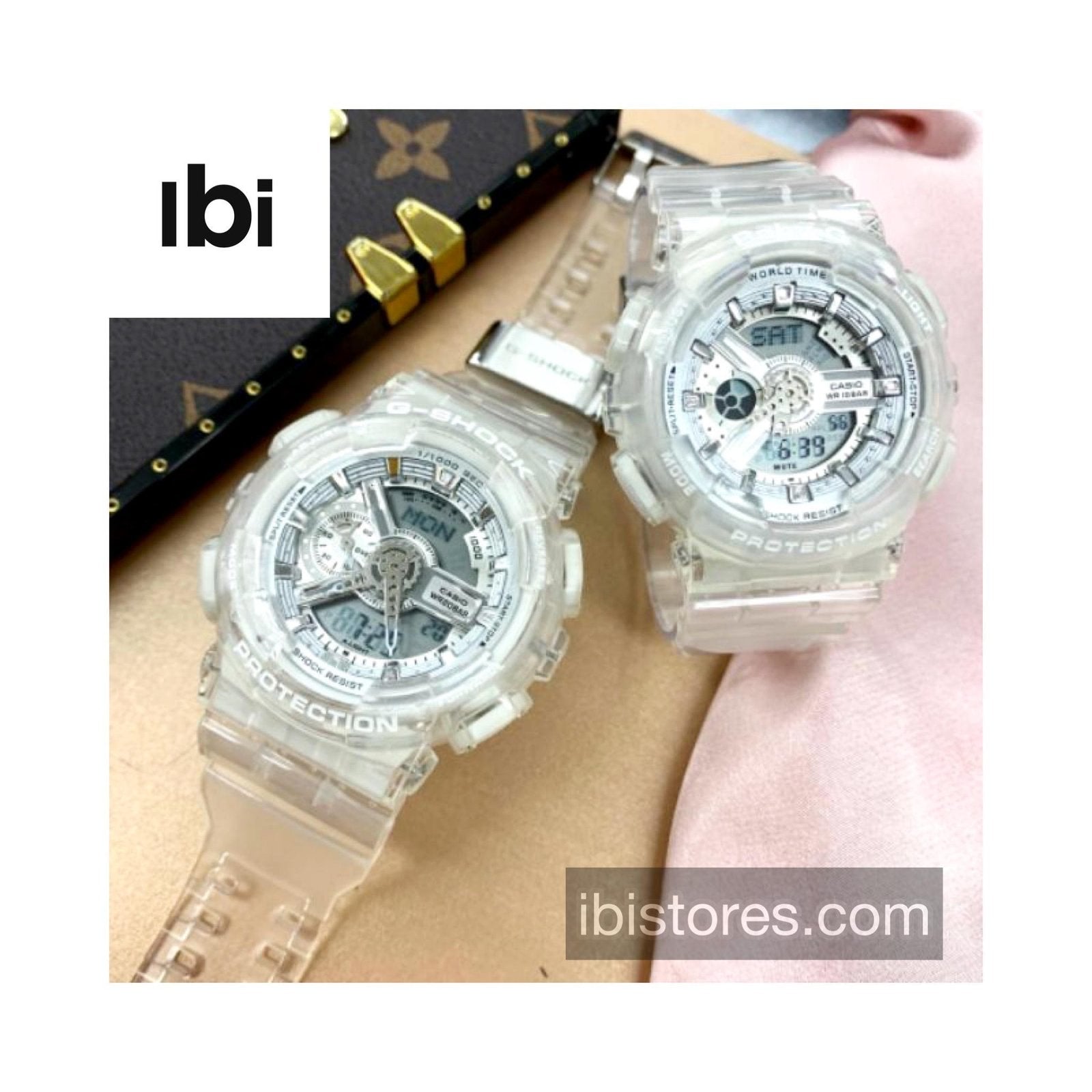 G-Shock Couple Silver Transparent