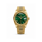 Rolex Day-Date President Gold Green Dial Automatic