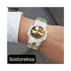G-Shock Transparent Plain Gold
