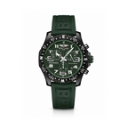 Breitling Endurance Pro Green Chronograph Quartz Watch Rubber Strap