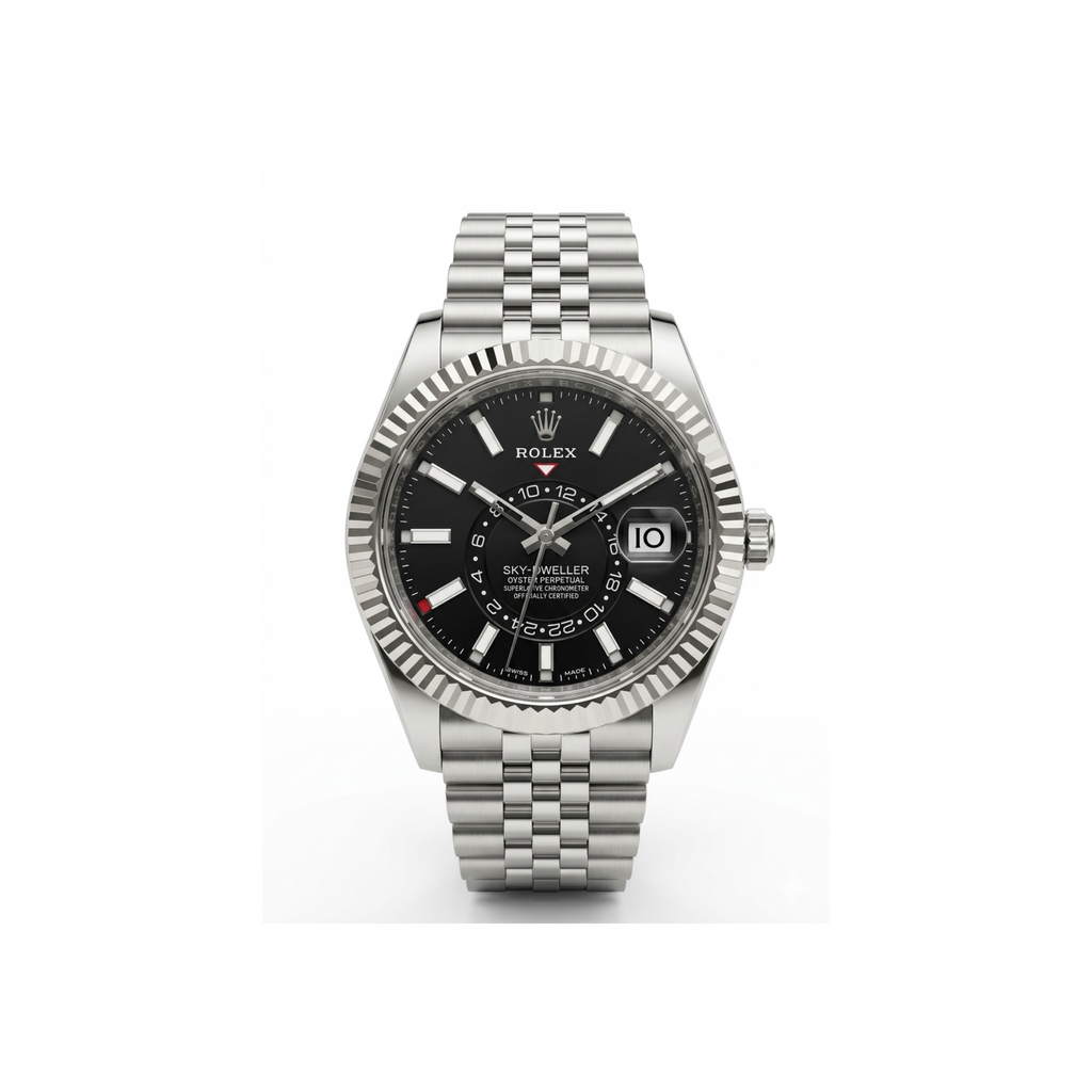 Rolex Sky-Dweller Black Dial Jubilee Bracelet Automatic