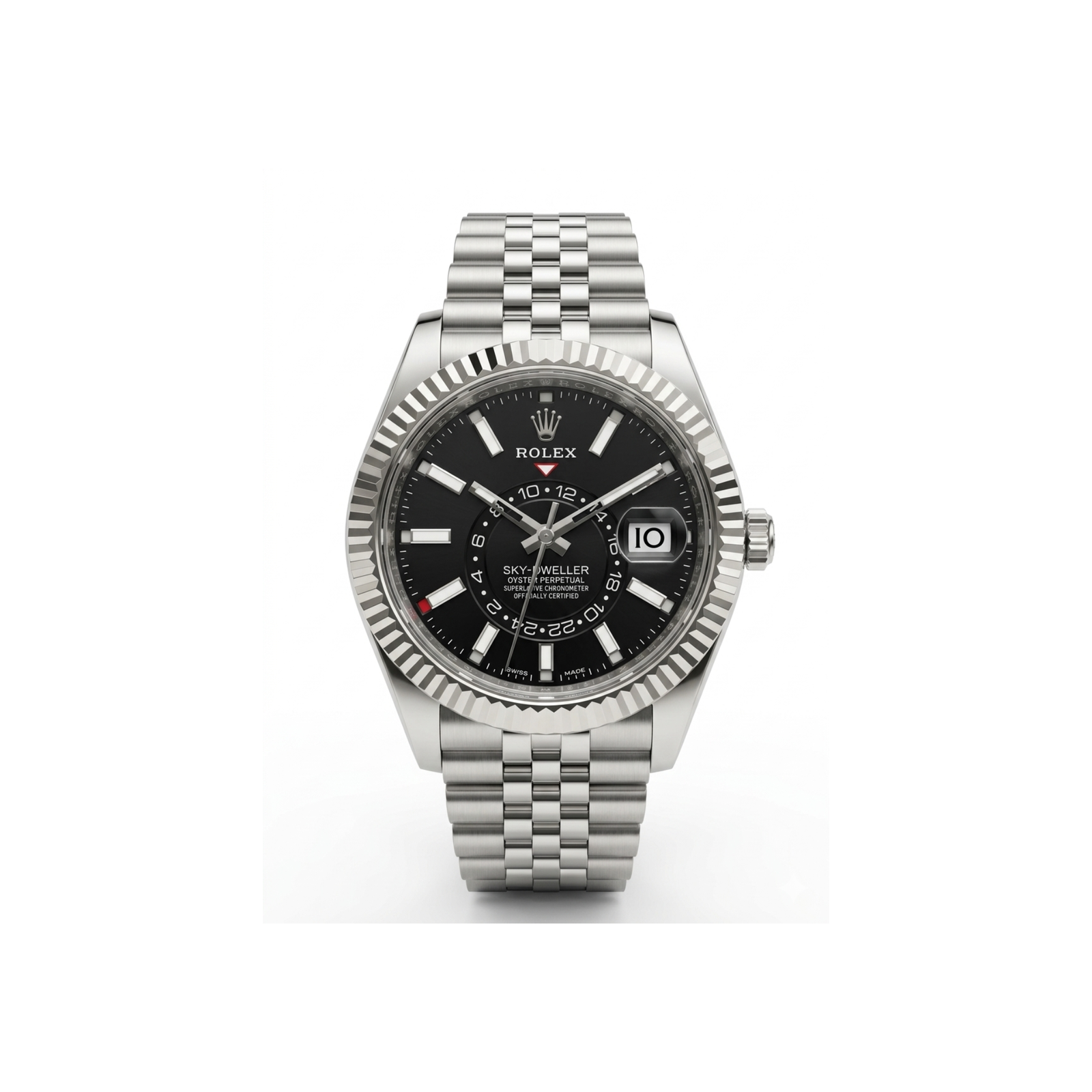 Rolex Sky-Dweller Black Dial Jubilee Bracelet Automatic