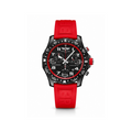 Breitling Endurance Pro Red Chronograph Quartz Watch Rubber Strap