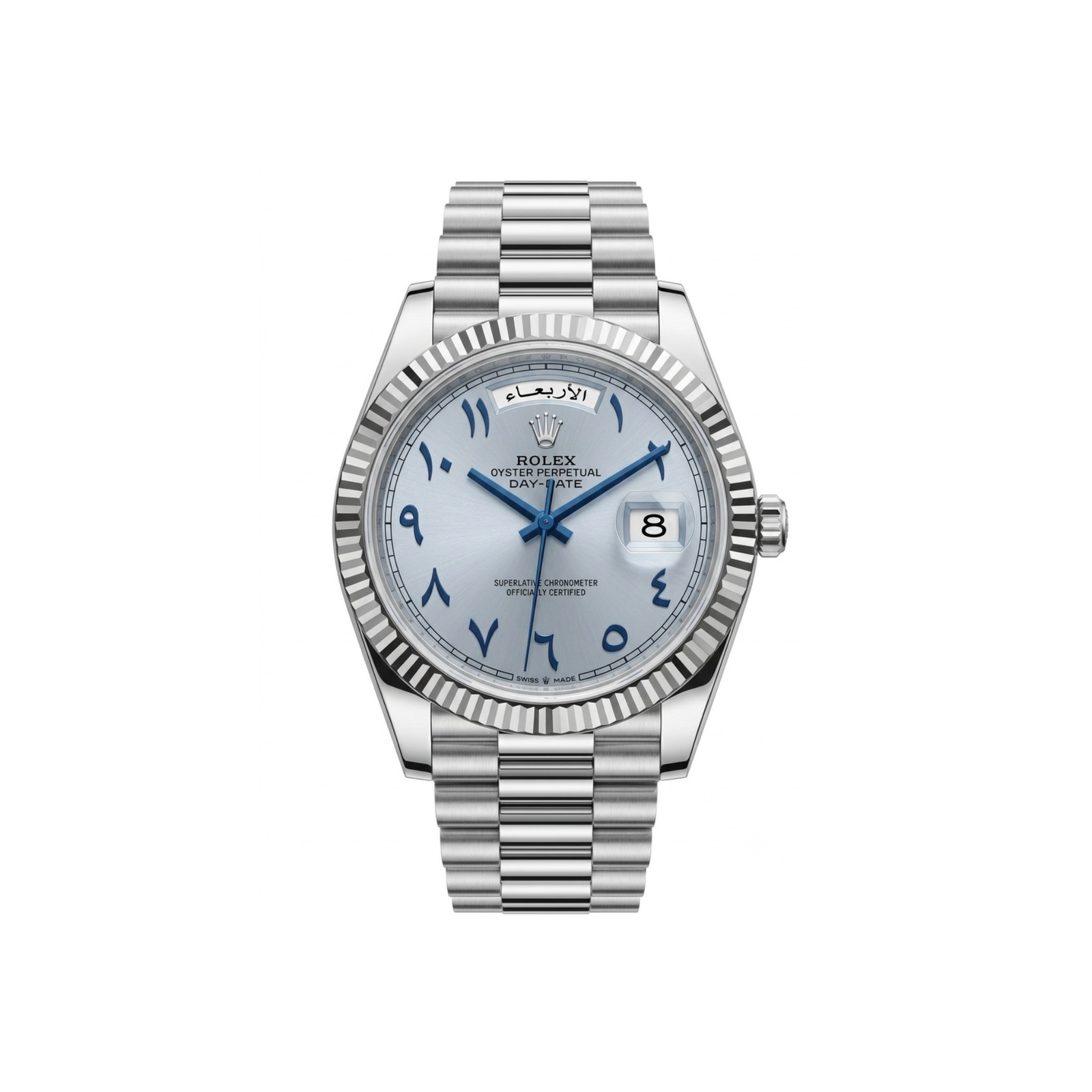Rolex Day-Date Automatic Arabic Dial Watch