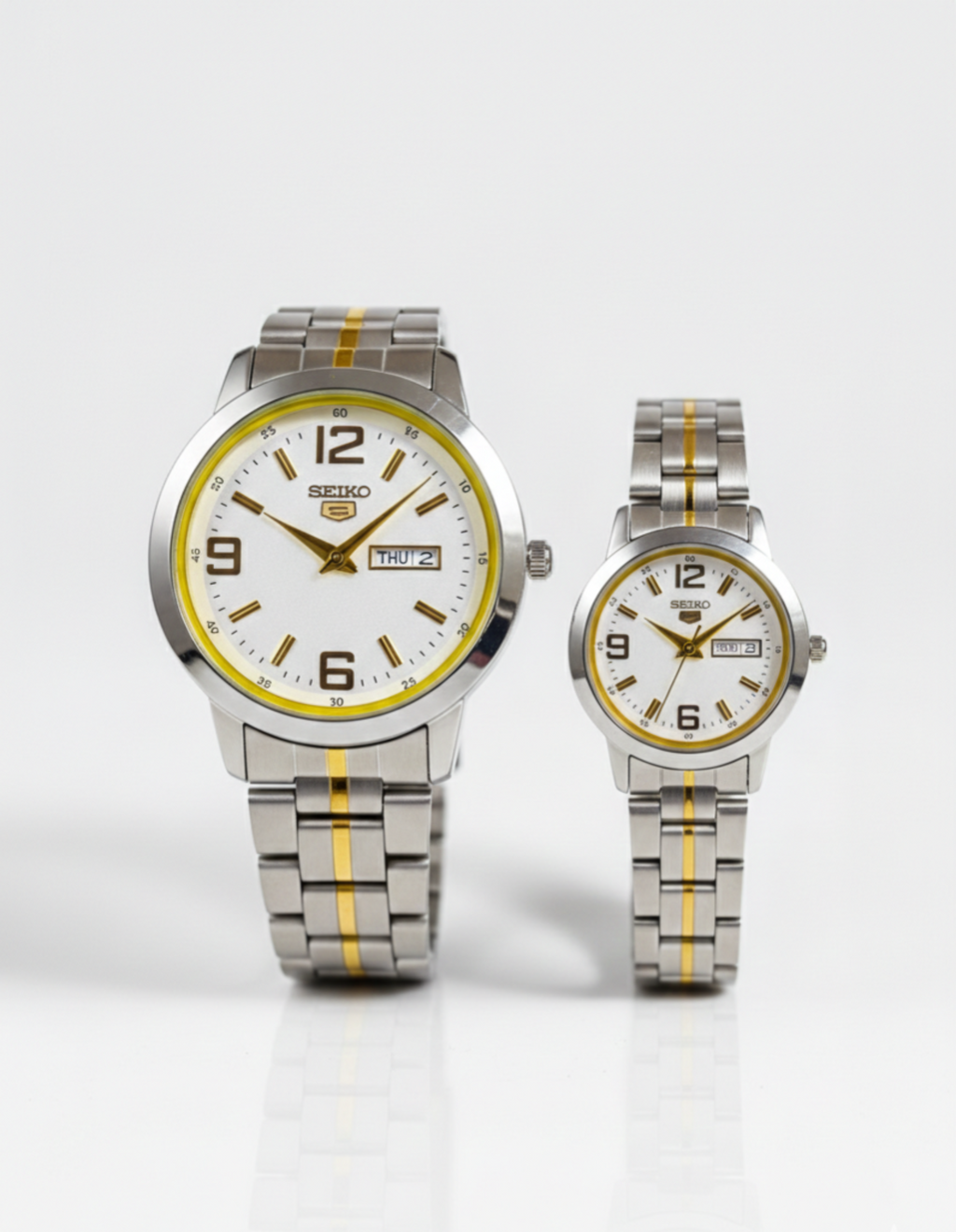 Seiko Heritage Elite Quartz Couple Set