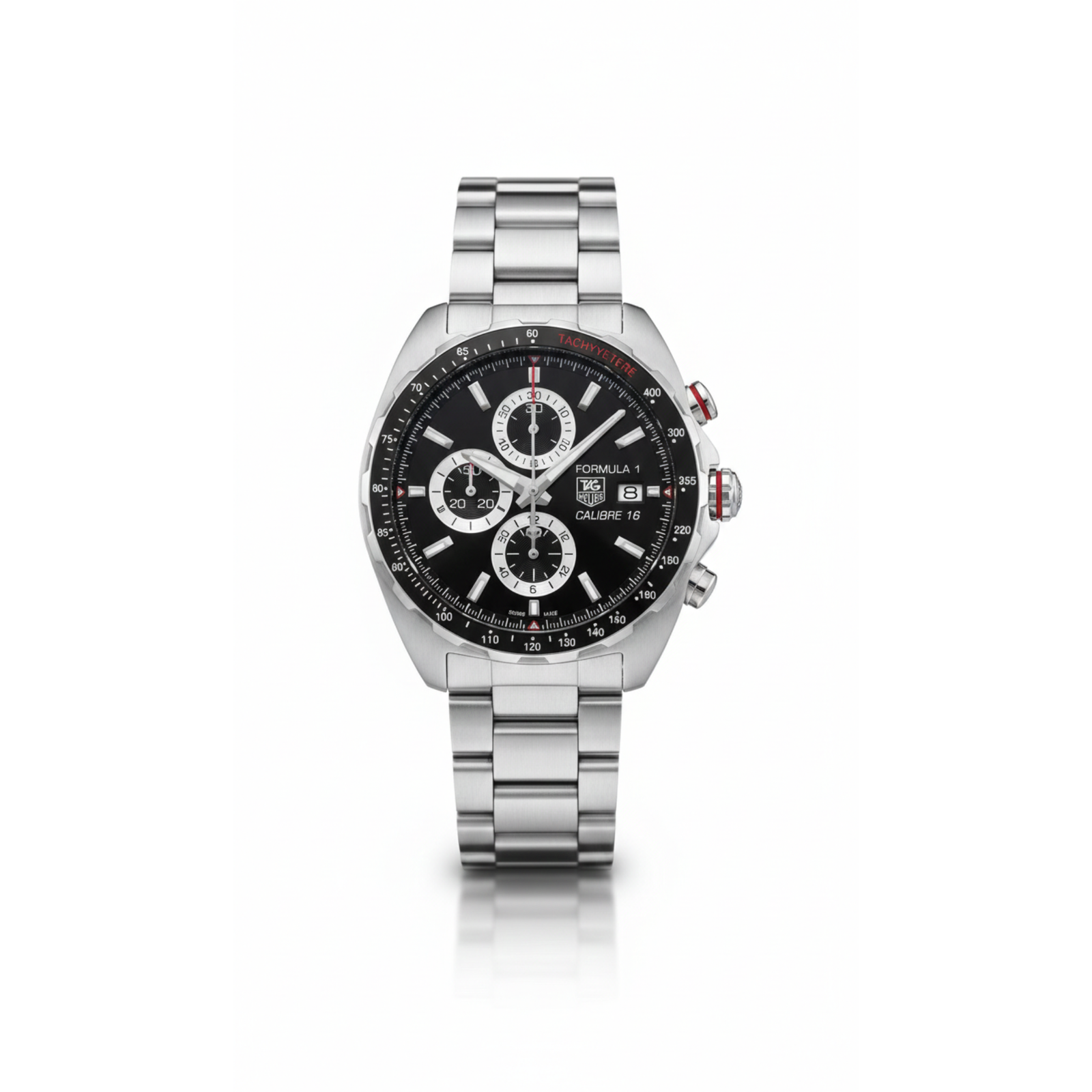 TAG Heuer Formula 1 Calibre 16 Chronograph Black Dial Watch - Automatic Movement