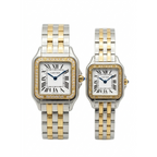 Cartier Panthère Style Two-Tone Couple Watch Set