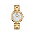 Versace Signature Sleek Stainless Steel Timepiece