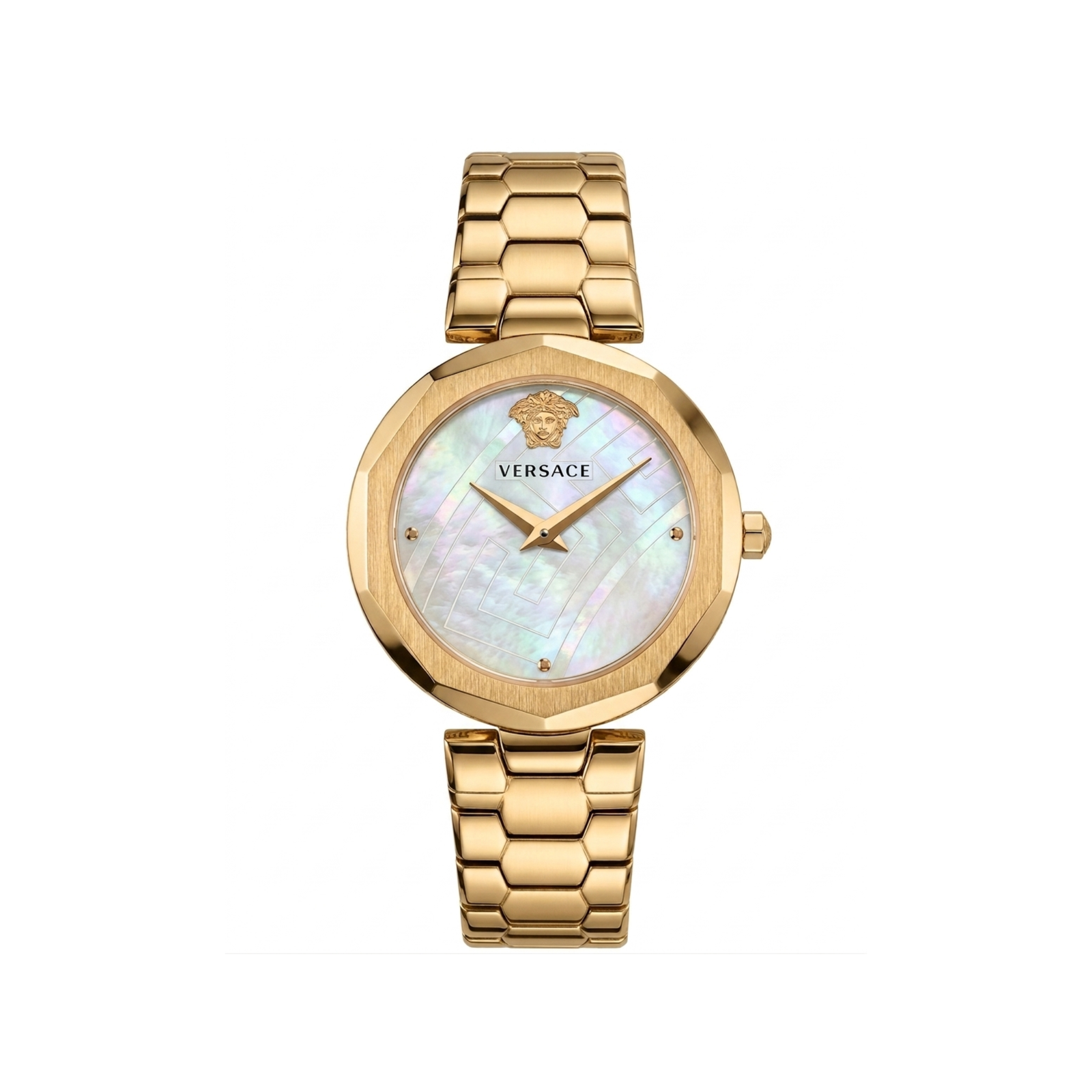 Versace Signature Sleek Stainless Steel Timepiece