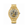 Cartier Skeleton Mechanical Watch with Crystal Bezel Automatic