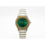 Cartier Santos Octagon Heritage Edition – Emerald Green Dial